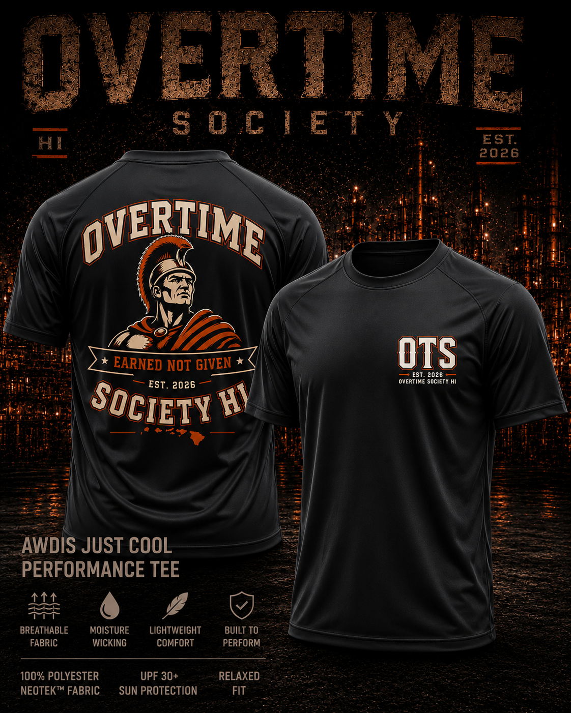 Earned, Not Given Performance Tee